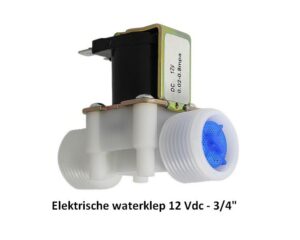 Elektrische waterklep Warmtekabel
